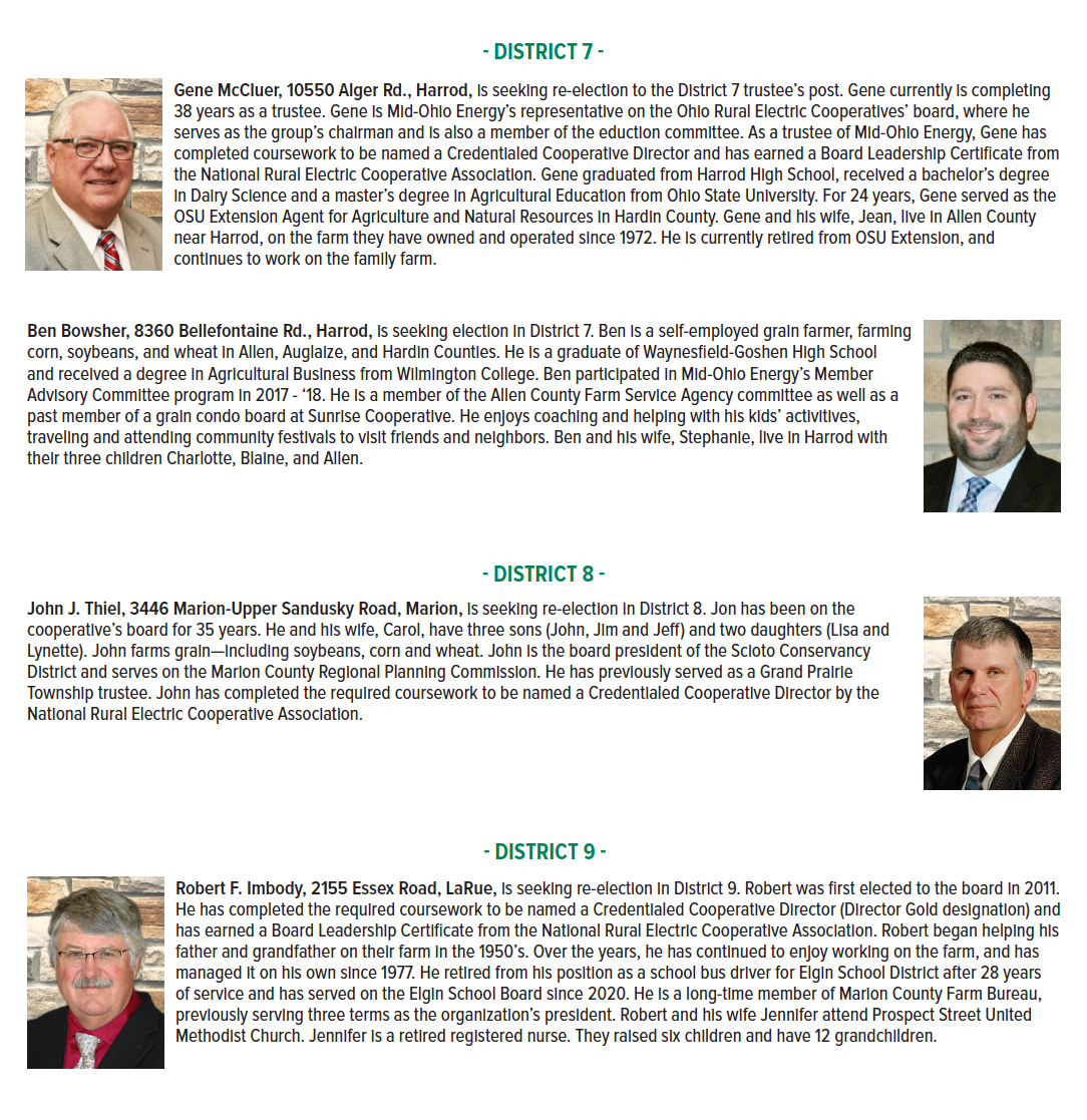 2023 Trustee Candidates