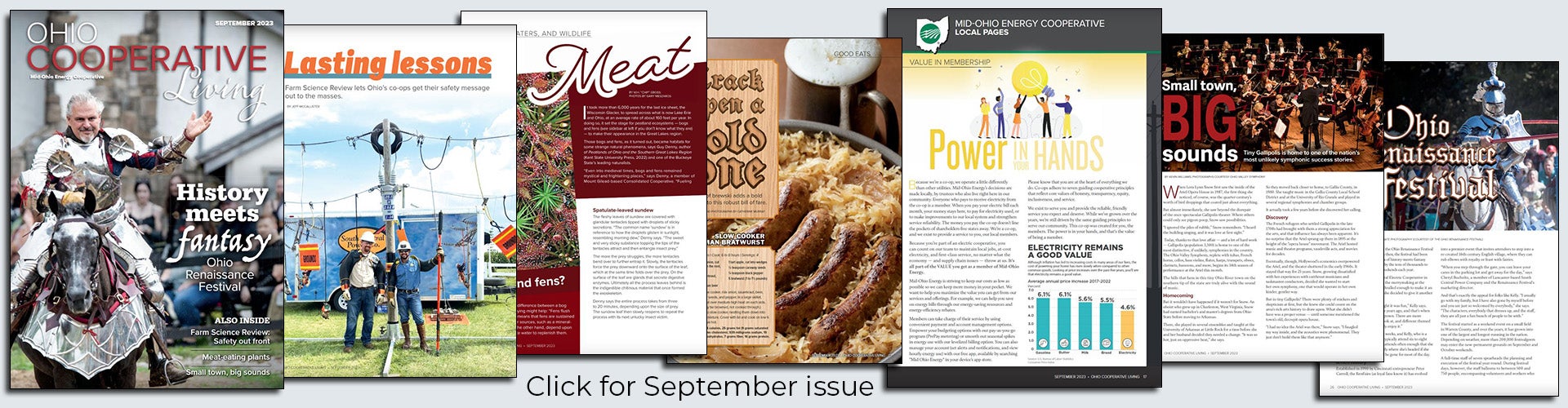 View September's local pages...