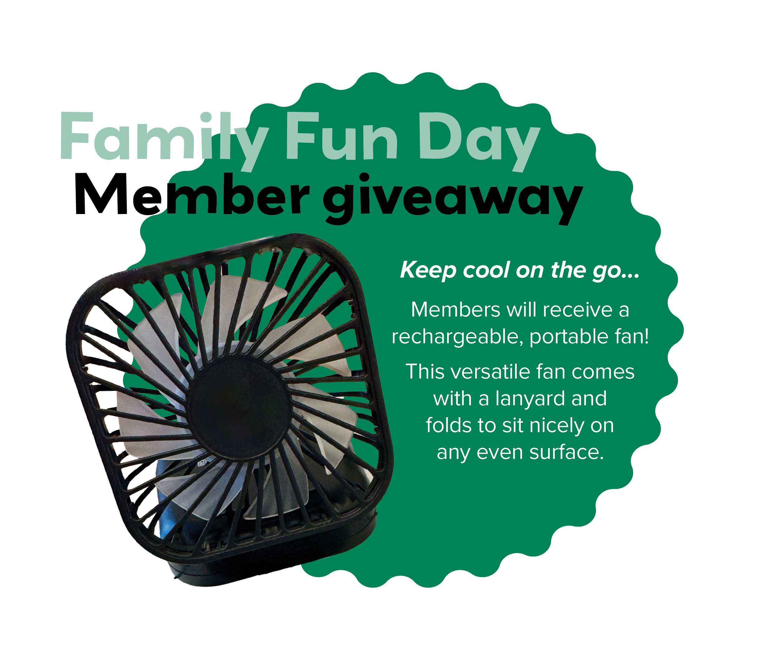 Giveaway Portable Fan