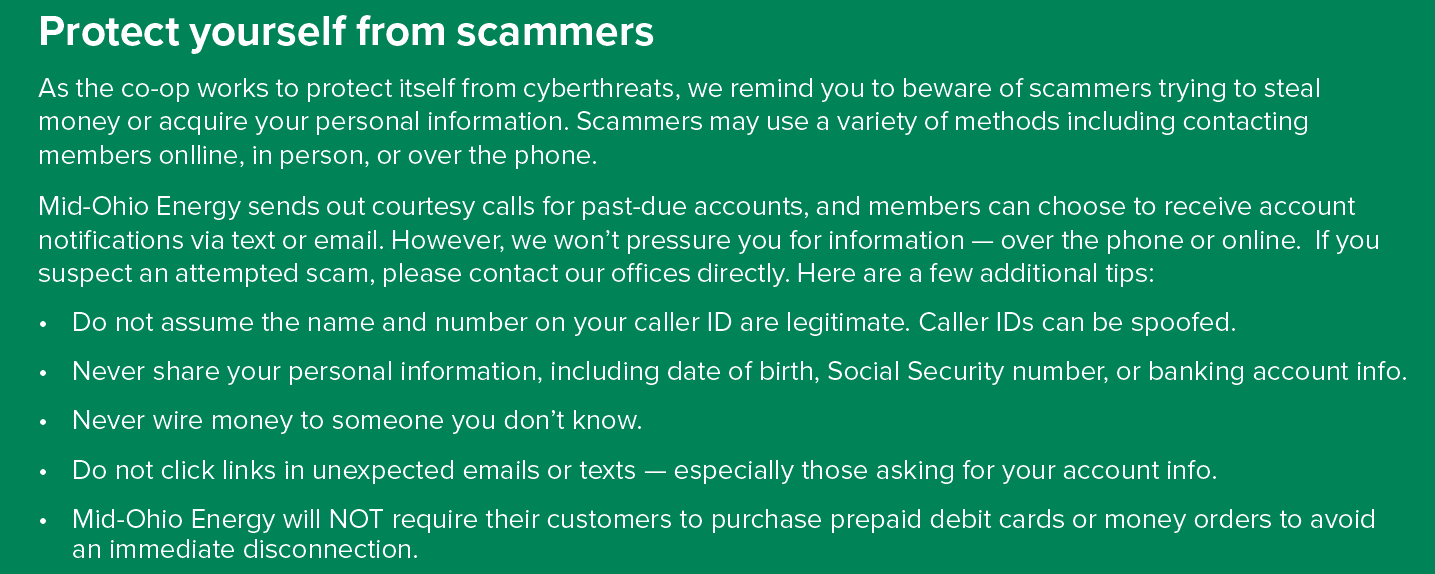 Protect yourself from scammers